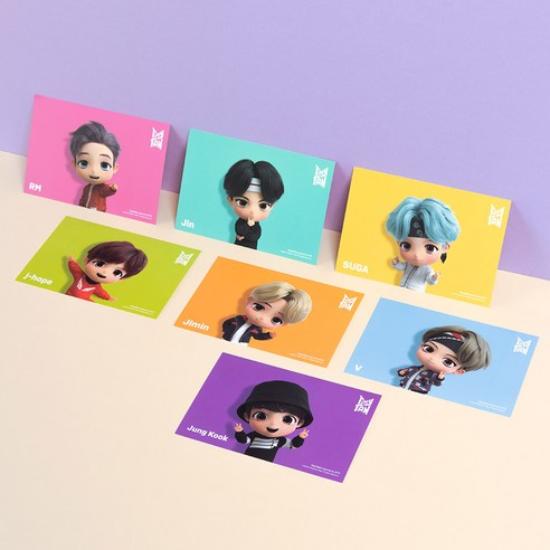 Monami × BTS TinyTAN Permanent Marker Set – 1 Set (Official Collaboration)