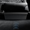 For Tesla Model Y Juniper Launch 2025 Front Under Seat Storage Box TPE Under Seat Hidden Storage Tray Interior Accessories