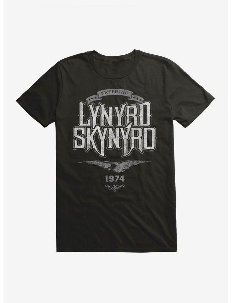 Винтажная футболка Lynyrd Skynyrd Free Bird 1974, Хлопковая футболка унисекс, Размеры S-5XL L