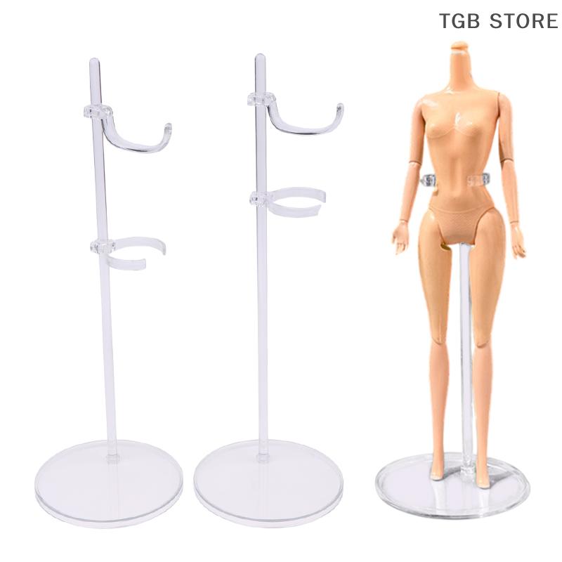 5Pcs Adjust Universal Transparent Doll Holding Stands Doll Display Rack Mannequin Model Stand Doll Dress Support
