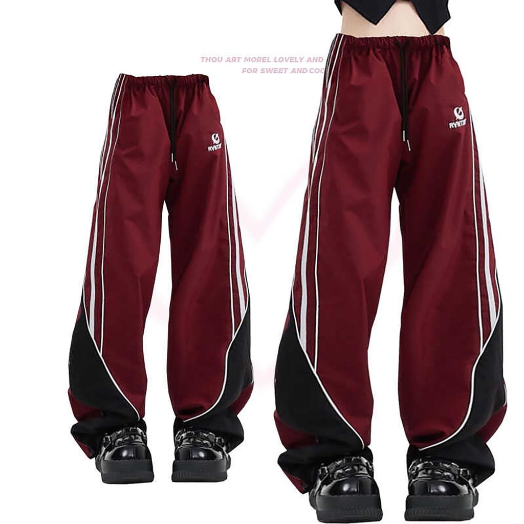 LAVASEON Long Unisex Cargo Casual Sarouel Loose Plus Harajuku Street Shibuya Docking Pants Pants, Pants, Wide-Leg Pants, Pants, Fit, Sizes, Style,