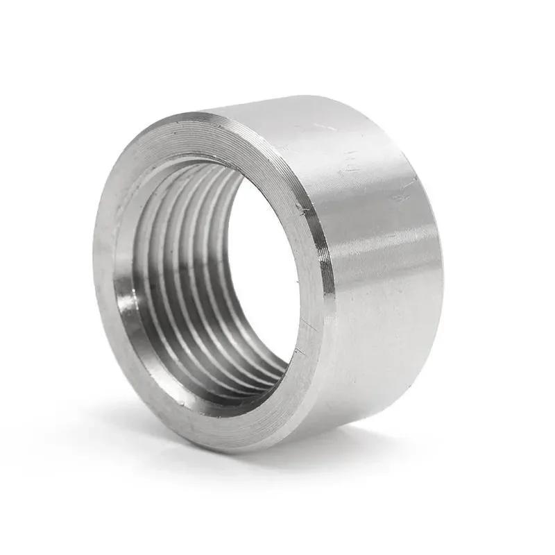 10X 304 Stainless Steel M18x1.5 Exhaust Weld-On Nut For Lambda Boss O2 Oxygen Sensor