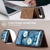Magnetic Wallet Leather Case for Google Pixel 9 Pro XL 8 Pro 7 7A 6A 5A Pixel Fold Detachable RFID Blocking Card Bag Phone Cover