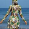 New Fashion Sexy Multi-color Printed Women's Swimsuit Three Piece Bikini Set Women's Swimsuit