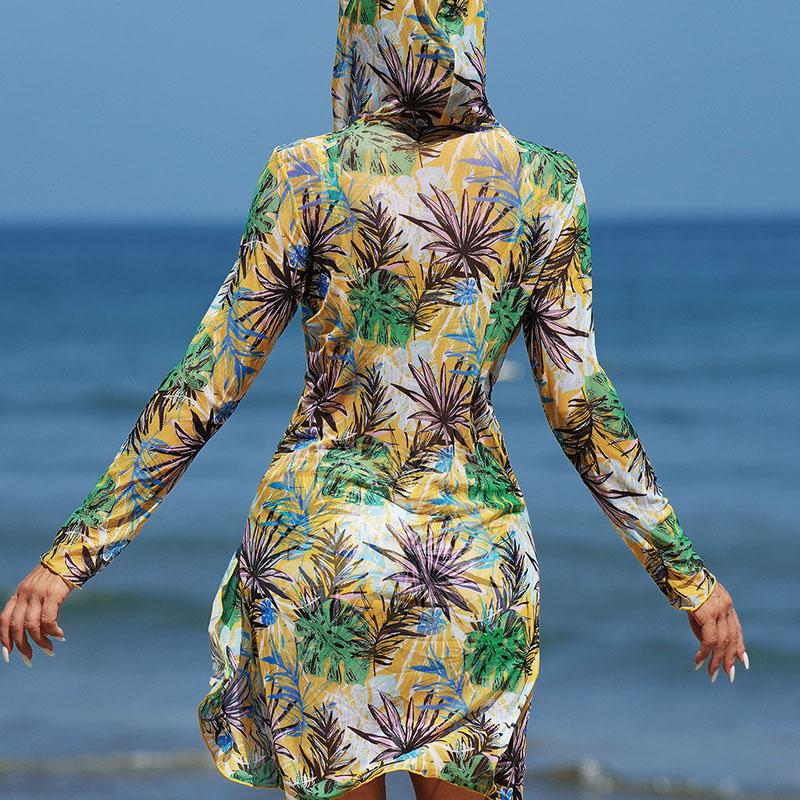 New Fashion Sexy Multi-color Printed Women's Swimsuit Three Piece Bikini Set Women's Swimsuit