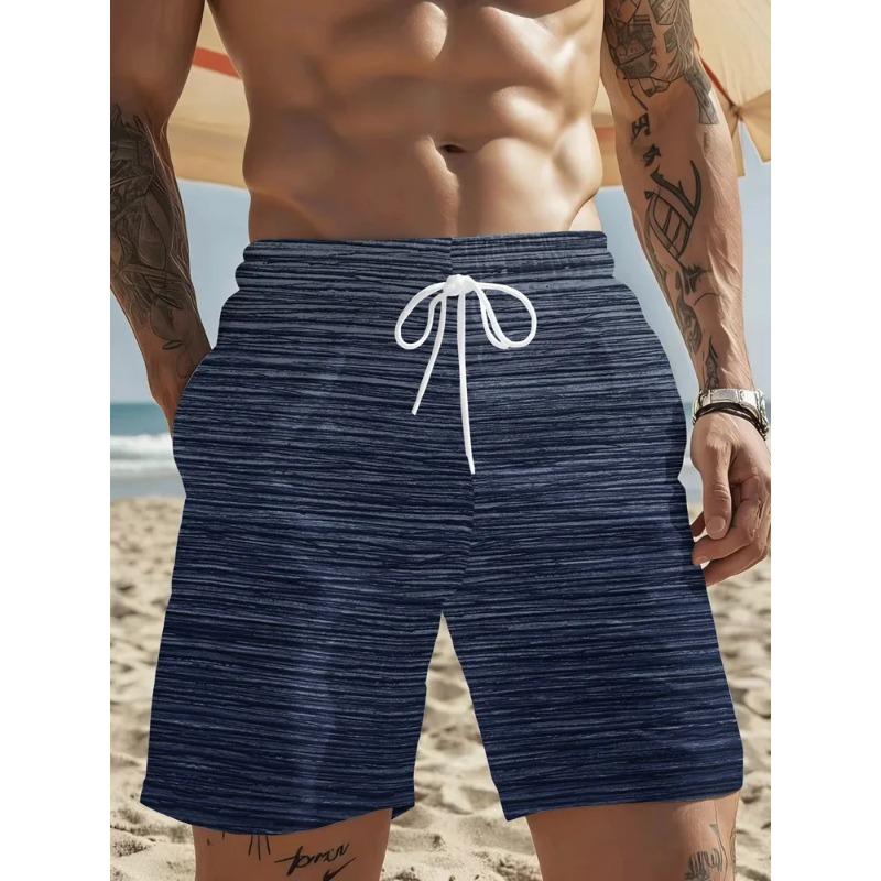 Summer Men's 3D Coconut Printed Beach Shorts