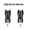 MOXX7 Zinc Alloy Suede Car Key Case Cover Bag Protector Shell For Porsche New Cayenne Panamera 911 992 Taycan Keyless Auto Accessories