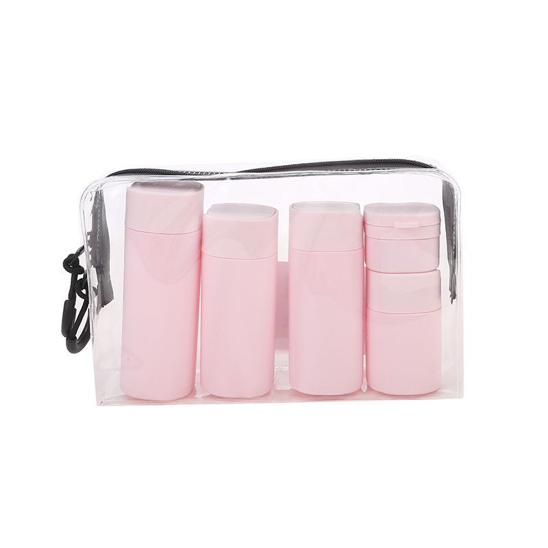 4Pcs/Set Refillable Bottle 90ml  Soft Silicone Lotion Container Squeeze Tube Empty Bottle Portable Travel Shampoo Bottle