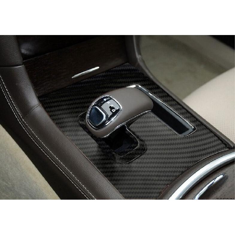 Gear Shift Panel Cover Trim Frame For Charger/Chrysler 300 2010-14 Carbon Fiber