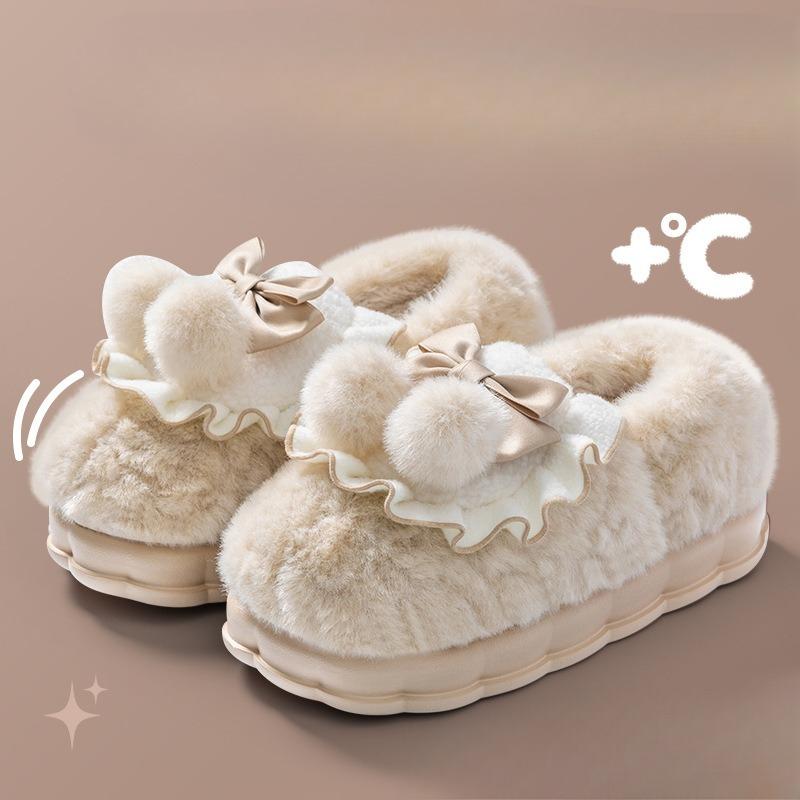 

Новые женские хлопковые туфли и тапочки, Нескользящие, Флисовые и Утепленные домашние тапочки для помещений Fits 41-42 бежевый