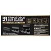 BR (Blair) Triple Deck Box, Black