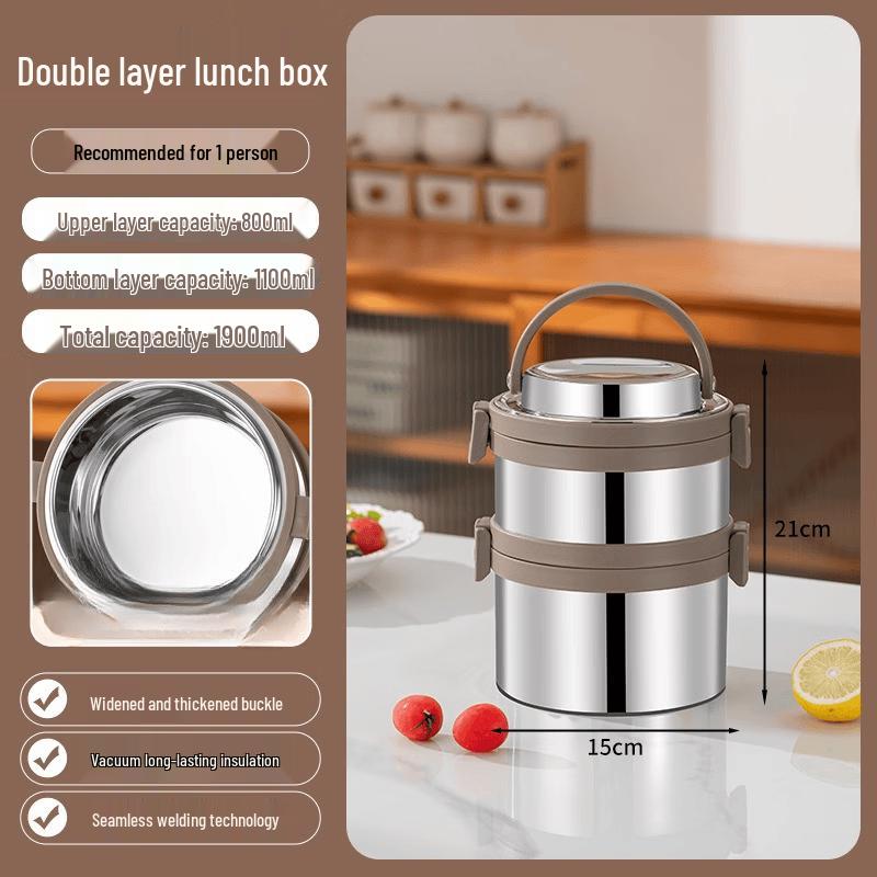 ZISIZ Multi-layer Insulated Lunch Box