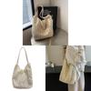 Lace Tote Bag With Magnetic Closure For Casual Daily Use