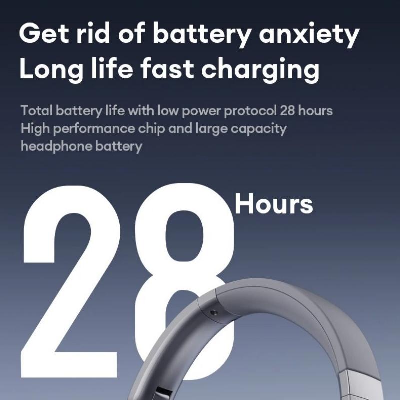 Original Lenovo TH60 Game Over-ear Headset Wireless Bluetooth 5.4 Noise Cancelling HD Call Headphones Low Latency Stereo Earbuds Sport With Mic Pods