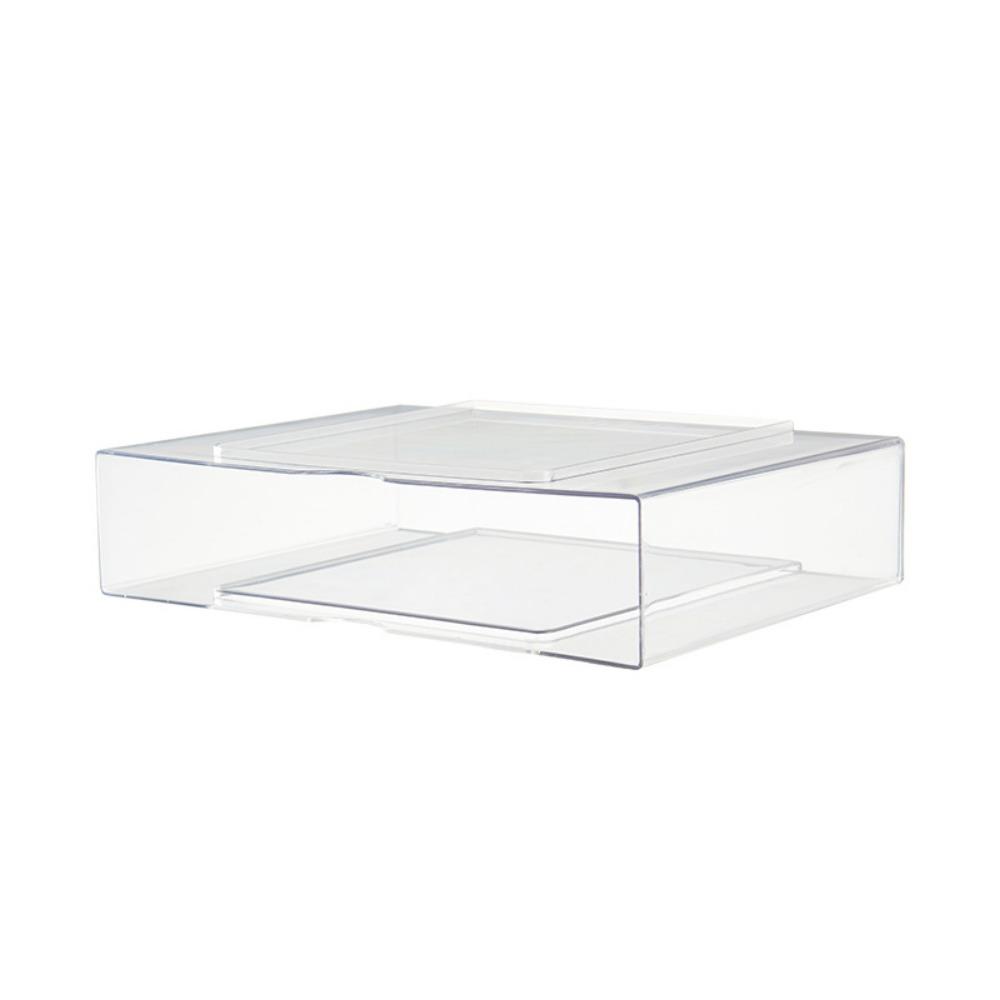 Solid Desktop Storage Rack Plastic Drawer Desk Organizer A4 Paper Sorting Box  Collection Utensils