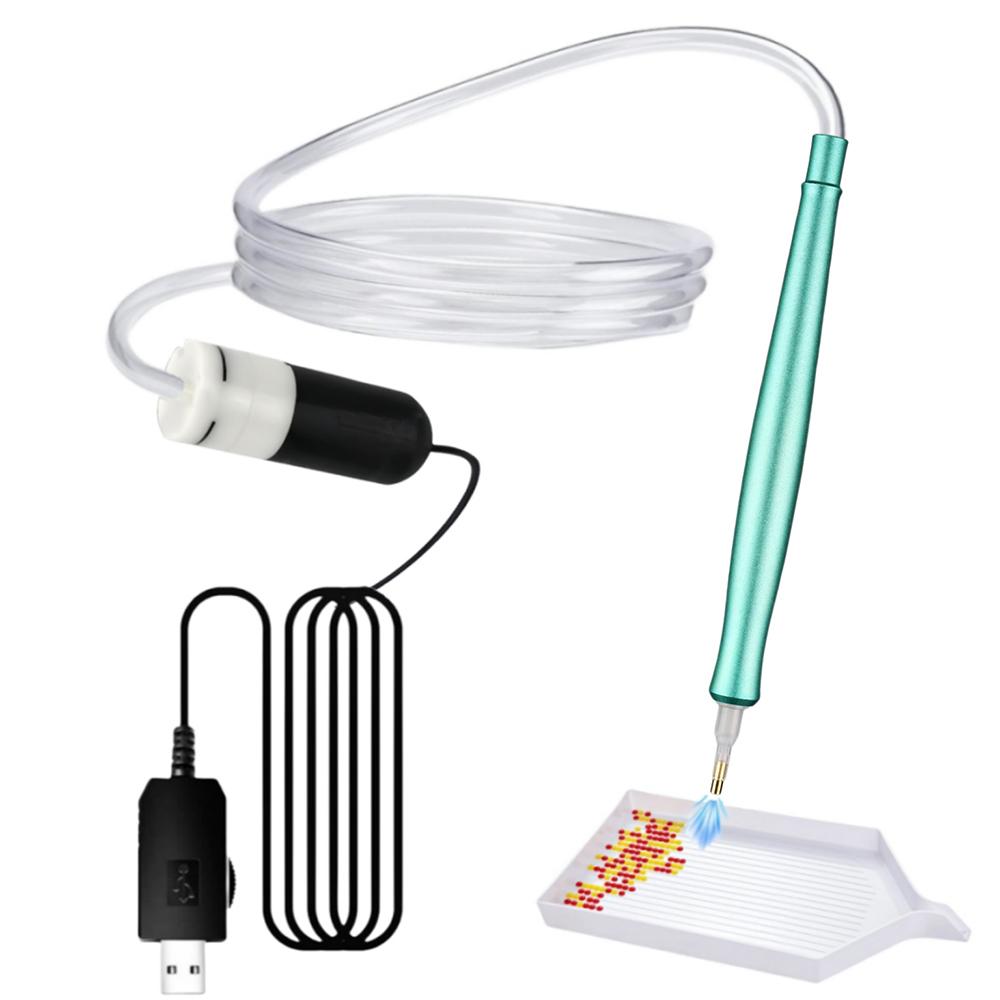 New DIY Diamond Painting Pen, Diamond Painting Cross Stitch Accessories,Drill Art Pen Applicator Bead Accessories Blue/Pink/Gold