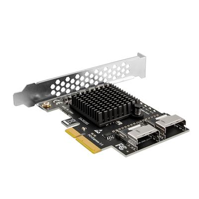 PCI-E To SFF-8087 Adapter 8 Ports PCIE To   /  3.0 Hard Disk Pansion Card 6Gb Hard Disk  SSD Converter