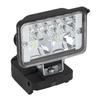 Tragbare LED Arbeitsleuchte Wiederaufladbar 18V Lithium Hohe Helligkeit 3in 8W 2400lm Akku Flutlicht