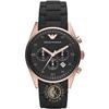Chrono Tazio Large Black Metal Men's Chronograph Quartz Watch AR5905