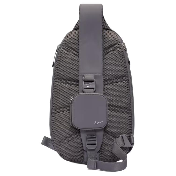 Nike Sportswear Fabric Sling Bag Unisex Light Smoke Gray