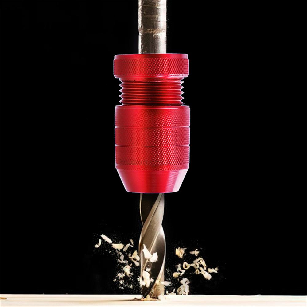 Adjustable Drill Stop Set Aluminum Alloy Outer Ring for Drill Bits Woodworking Tools Countersink Drill Depth Stopper Collar