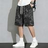 Men's Plus Size Print Casual Shorts – Elastic Waist Drawstring Loose Fit Summer Shorts (5XL-11XL)