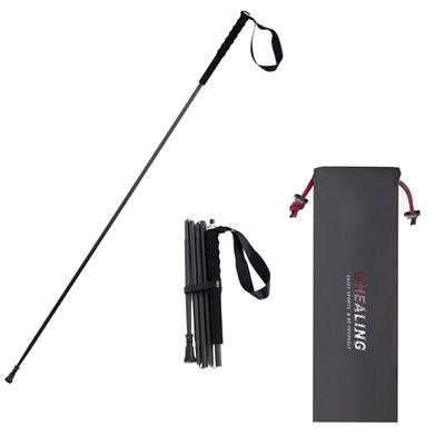 Carbon Trekking Poles, 1-Piece Set [Ultra-lightweight 115g/125g/130g] Folding Trekking Poles, 5 Sections, 110/120/130 Cm, Non-slip, Compact, for Hikin