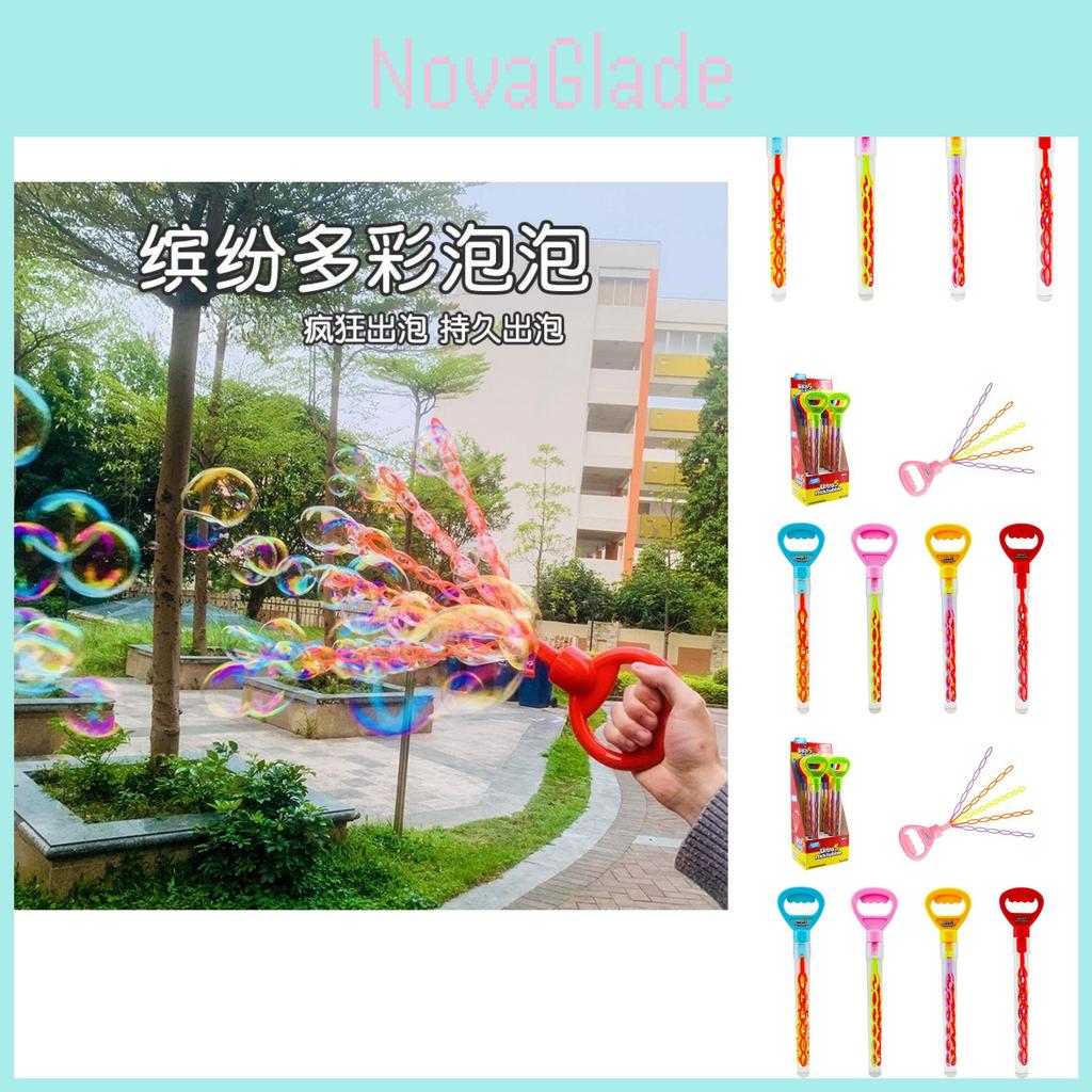 Summer Outdoor Colorful Plastic Bubble Wand For Endless Fun And Engagement