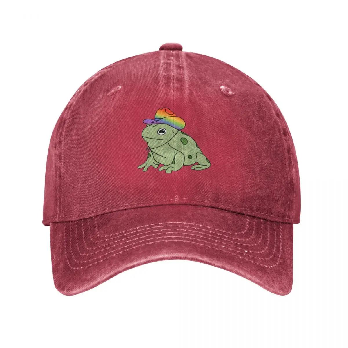 Rainbow Cowboy Frog Baseball Cap Sun Hat For Children Fashion Beach Fishing cap fishing hat Hats For Women Unisexs
