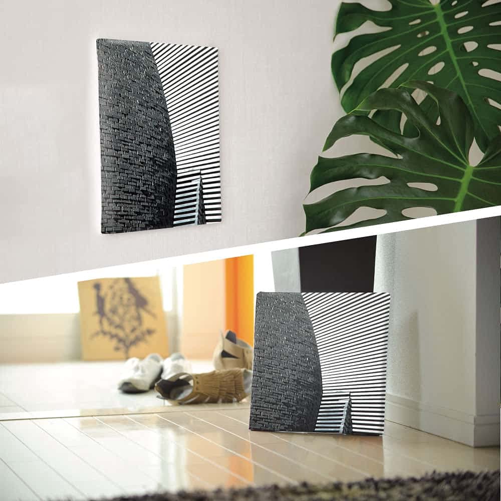Monochrome Pop Art 57cm x Large Made in Stylish Interior Living Room Simple Photo Border Fabric Panel Panel, 57cm, Size, Japan, Poster, Decor, Decor,