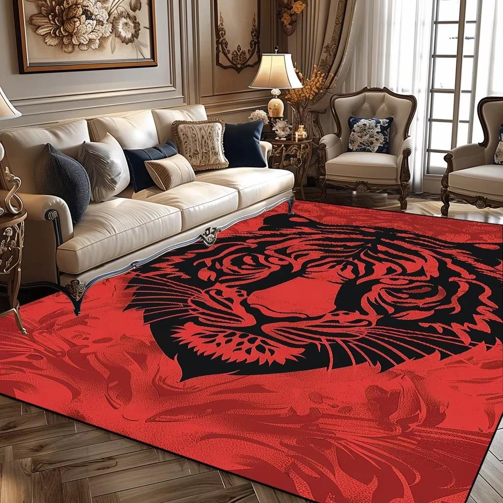 Creative Trendy Carpet Living Room Decoration Animal Pattern Alfombra Rugs for Bedroom Home Children Bedroom Decor Entrance Mat