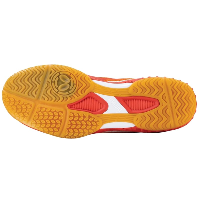 [Butterfly] Butterfly Table Tennis Shoes Lezoline Revalis - Breathable, Cushioned, High Grip, Anti-Twist - Flash Red, Size 24.5cm - 93710