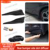 For Tesla Model Y Juniper 2025 Rear Bumper Spoiler Lip Carbon Fiber Wing Trim Anti-crash Diffuser Side Skirt Wrap Angle Splitter
