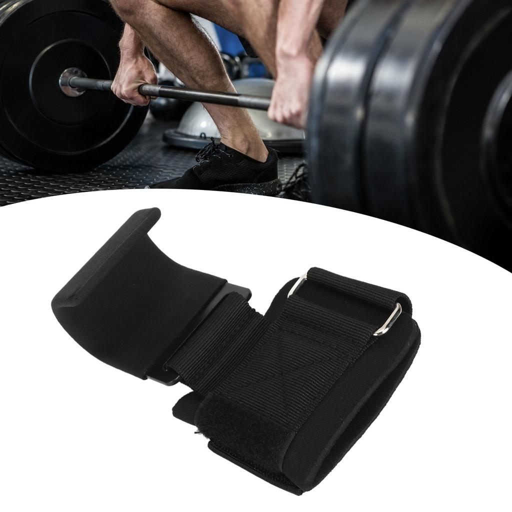 Weight Lifting Hooks Heavy Duty Lifting Wrist Strap Anti Slip Coated Hand Grip Support Power Lifting Strap for Women Men