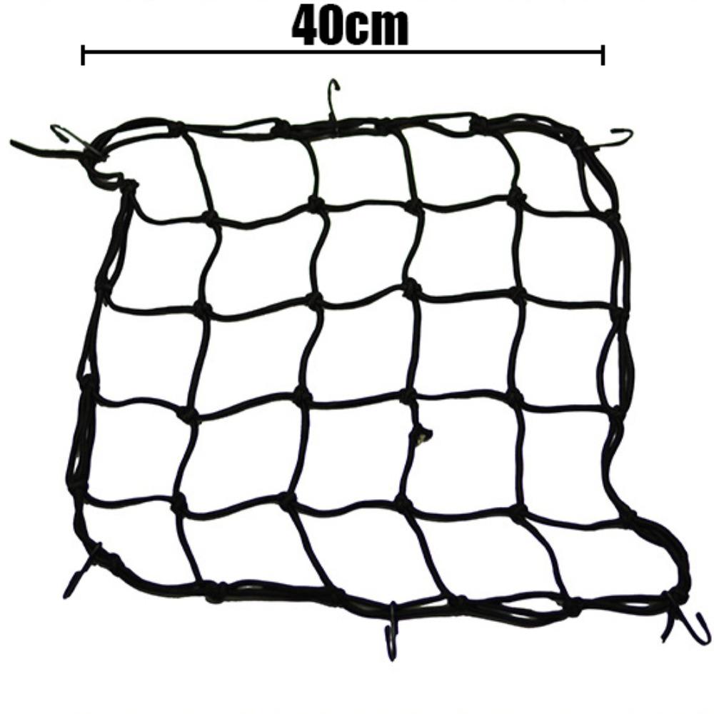 30x30cm 40x40cm Motorcycle 6 Hooks Elastic Bungee Net Motorcycle Storage Helmet Tank Luggage Hook Mesh Motorcycle Accessories