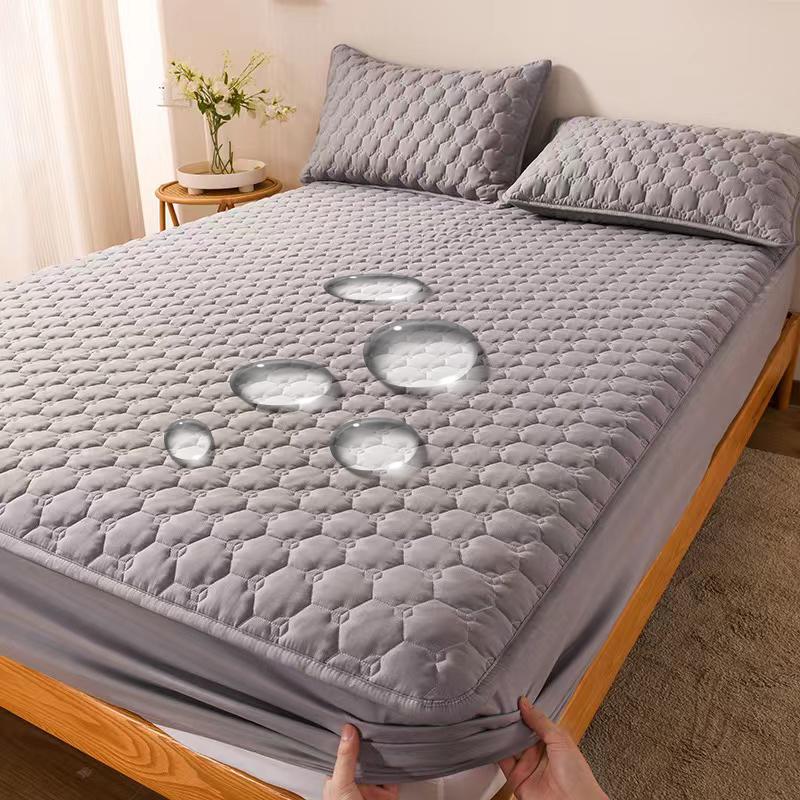 Hochwertiger, wasserdichter, gesteppter Matratzenbezug, all-inclusive, antibakteriell, Spannbettlaken für Mutter und Kind, kein Kissenbezug
