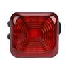 Bike Rear Light Rechargeable IP55 Water Proof Battery Display Brake Sensing Bike Tail Light with 6 Light Modes for Night Cycling