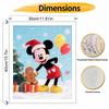 Disney Christmas Mickey Digital Oil Painting Art Kit Handmade Diy Home Decorations