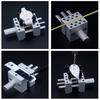 Flexibler Miniatur-Metallschraubstock Tragbares Design für Modellbau und DIY-Projekte mit einstellbarer Höhe und rutschfester Basis