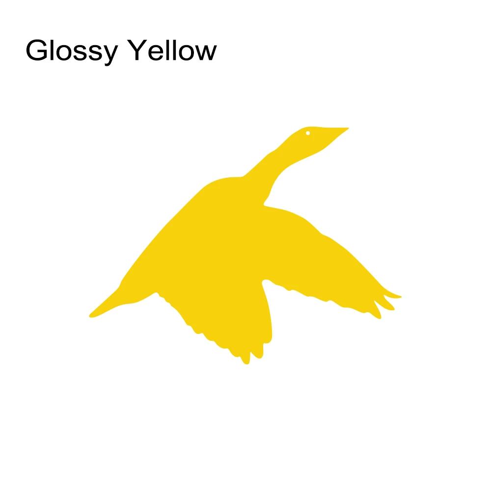 

Наклейка Дикий гусь на автомобильное стекло, лобовое стекло, птицы, виниловая декорация, боковая часть кузова автомобиля, декаль из ПВХ-пленки, аксессуары для грузовиков, фургонов 10x6.4cm