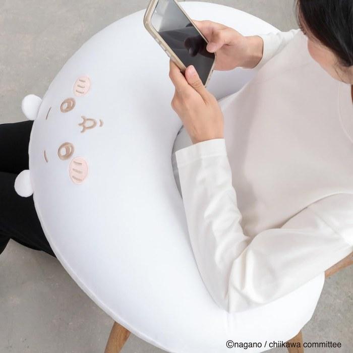 [Anime Chiikawa] Inflatable Multi Cushion CK64905 Beige, One Size