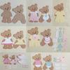 Cute Bear Clothes Metal Cutting Dies DIY Scrapbooking Paper Cards Craft Stencil