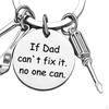 Father’S Day Gifts Keychain Unique Keychains for Christmas Men Anniversaries silver