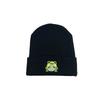 Unisex Cute Cartoon Frog Embroidery Jacquard Knitted Acrylic Common Hat for Adults-Student Pullover Warm Cold Weather