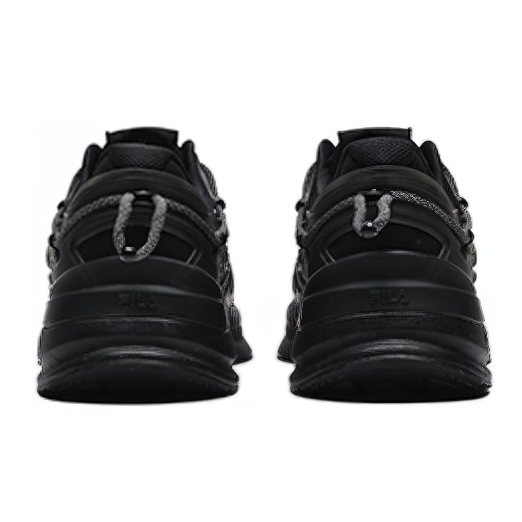 Fila Luce Fabric Synthetic Leather TPU Comfortable Versatile Low-Top Casual Shoes Men Sneaker Black F12M233121FBK