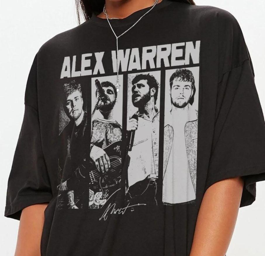 Alex Warren Tour 2025 Vintage Shirt Unisex T-Shirt L