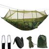 Utendørs myggnett hengekøye camping ultralett nylon dobbel bærbar hengekøye for innendørs, camping, camping, reise, hage, strand