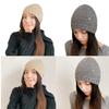 Trendy Beanies Sequins Hat for Party Goers Stage Performances Knit Hat