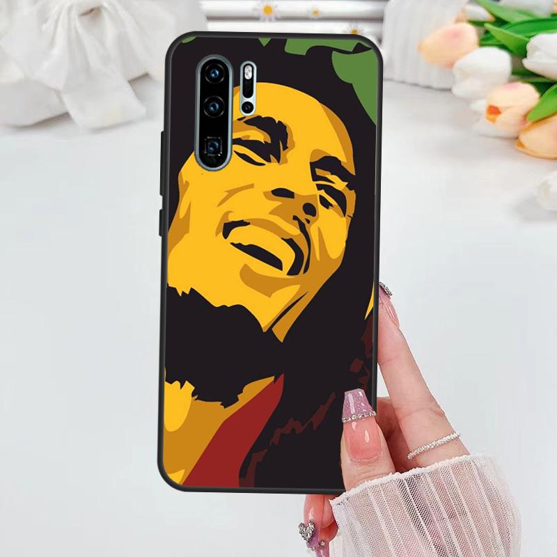 Reggae Singer Bob Marleys Case For Huawei Nova Y90 Y70 Y61 Y60 5T Nova 9 10 SE 3i 7i 8i 11i P40 P30 Lite P60 Pro Case