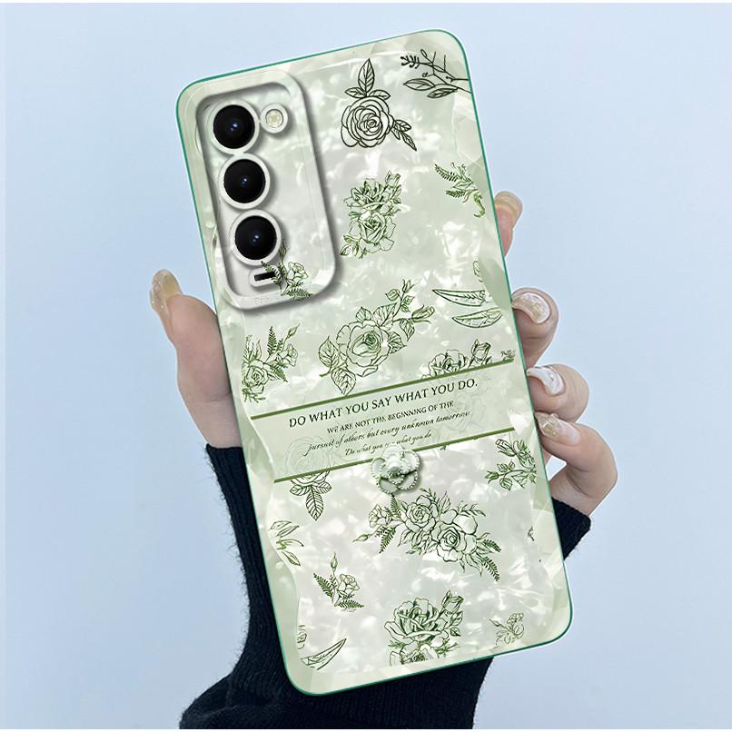 For Tecno Camon 18 18T 18P 18 Primer Phone Case CH7 CH6 Cover Fashion Simplicity Oil Painting Floral Soft Silicone Shell Fundas